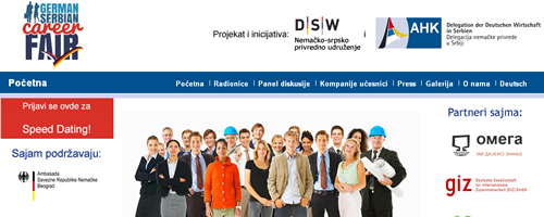 Prvi nemačko-srpski sajam karijere!