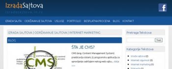 Sopstveni projekat - Izrada web sajtova, web dizajn, izrada banera